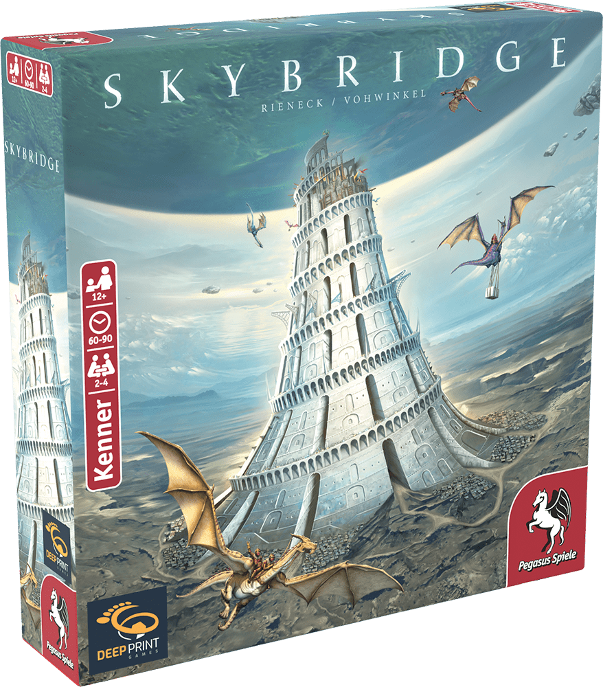 Geduldsspiel, Brettspiel, Skybridge, Erklimmen der Türme, Drachenflug