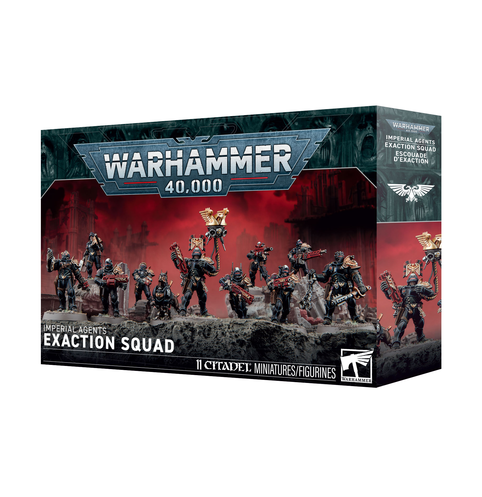 Warhammer, 40.000, Exaction Squad, Imperial Agents, Miniaturen