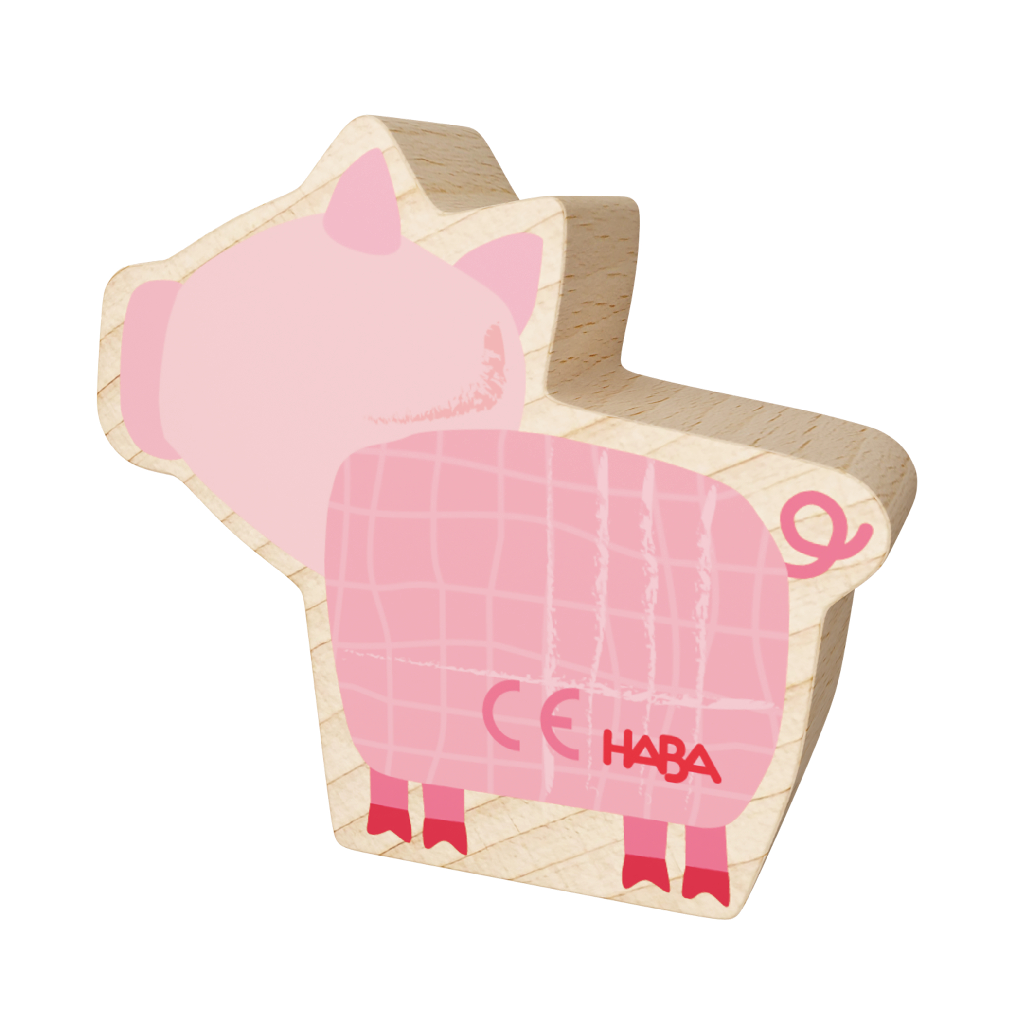 Stiftholz, Kategorie: Spielen, Holzspielzeug, Pferd, Pink