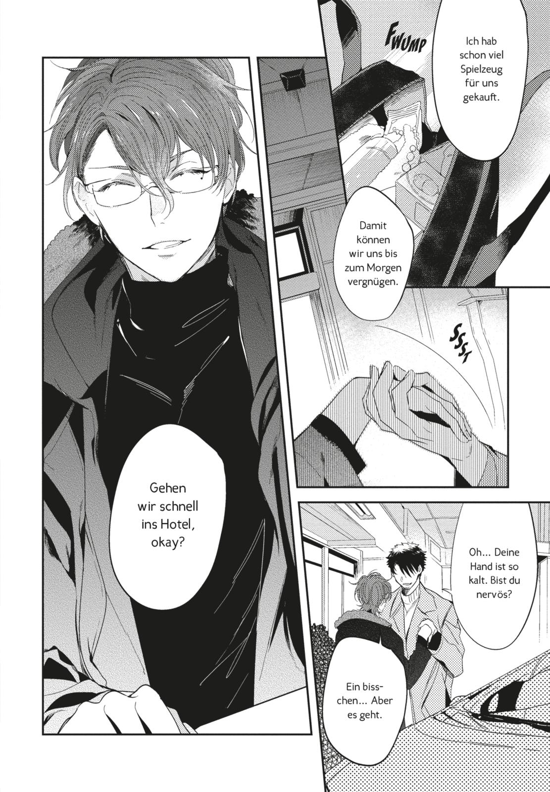 Mann, Brille, Mantel, Schwarz, Hotel