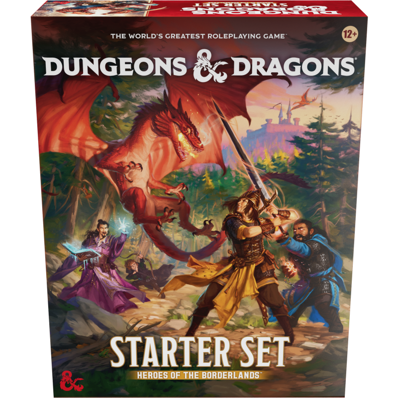 D&D dt.: 5te Edition Starter Set "Heroes of the Borderlands" deutsch Dungeons & Dragons, Starter Set, Dragons, Miniatures, Box art