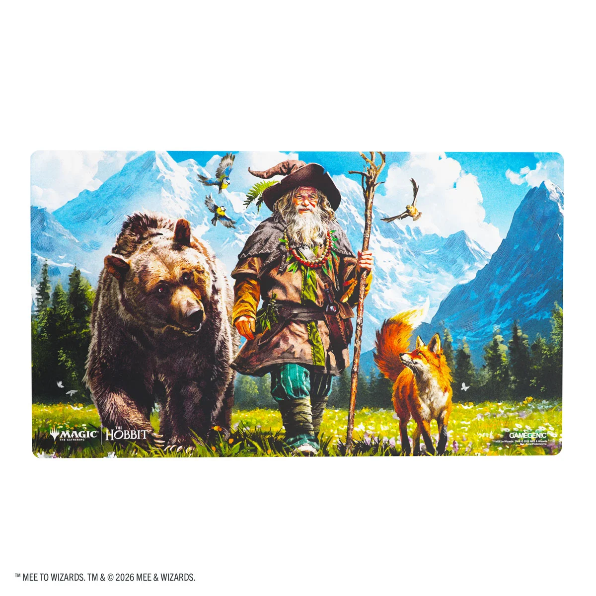 Bär, Zauberer, Fuchs, Berge, Landschaft