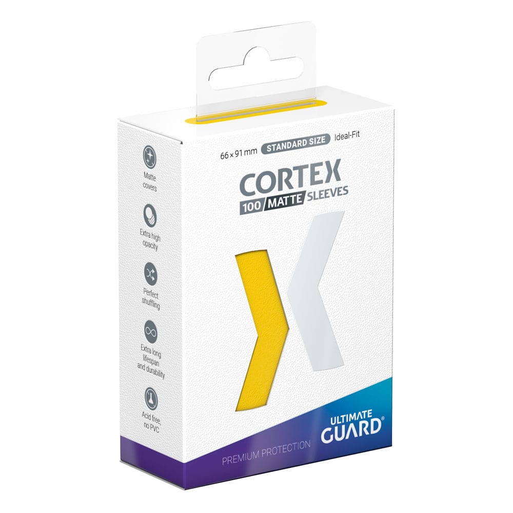 Ultimate Guard: Kartenhüllen Cortex Matte Gelb Standard (100)