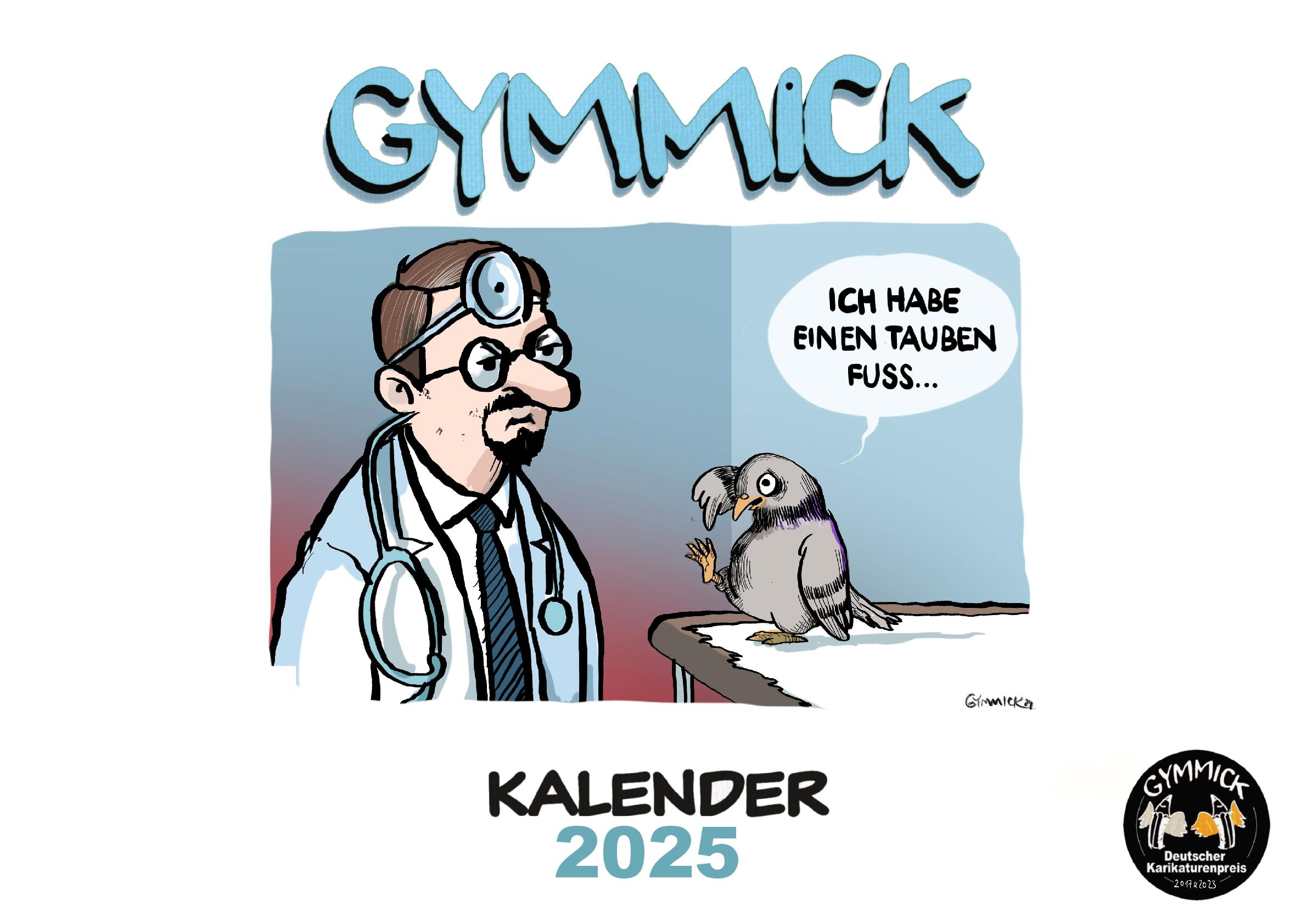 Gymmick: Kalender 2025: 13 Blatt Querformat Gymmick: Kalender 2025: 13 Blatt Querformat