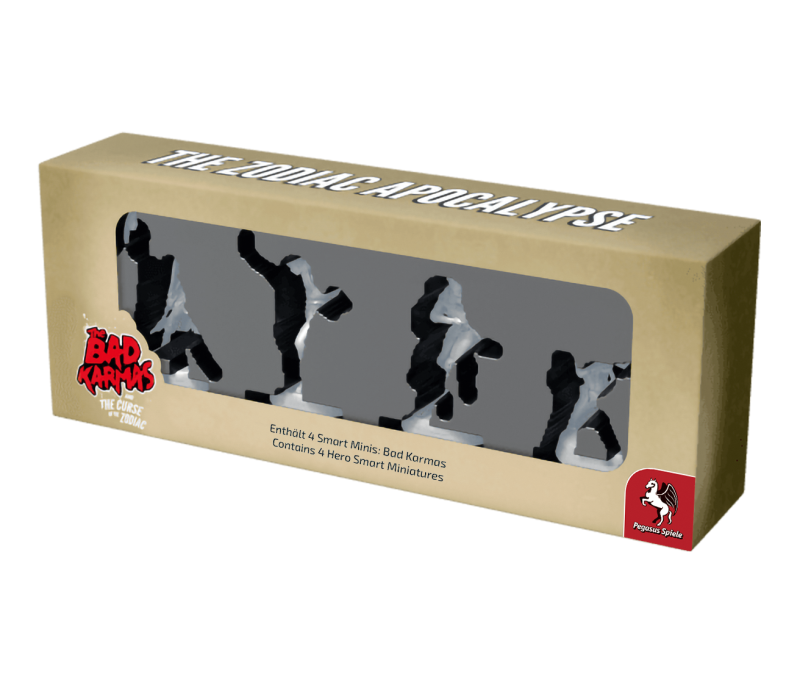 Teburu: The Bad Karma - The Zodiac Apocalypse Heroes Halterung, Miniaturen, Bausatz, Farbe, Kastenverpackung