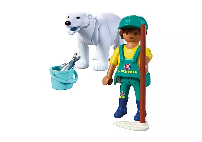 Playmobil: Animals & Friends - Zoo Eisbär & Pfleger