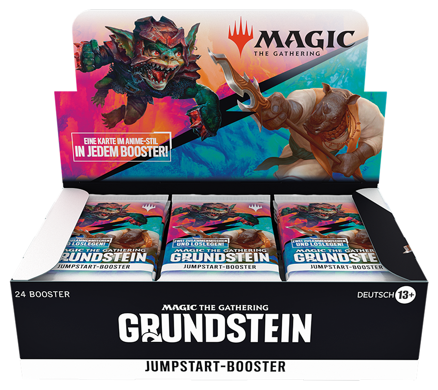 Magic CCG dt.: Grundstein Jumpstart-Booster Display Magic CCG dt.: Grundstein Jumpstart-Booster Display