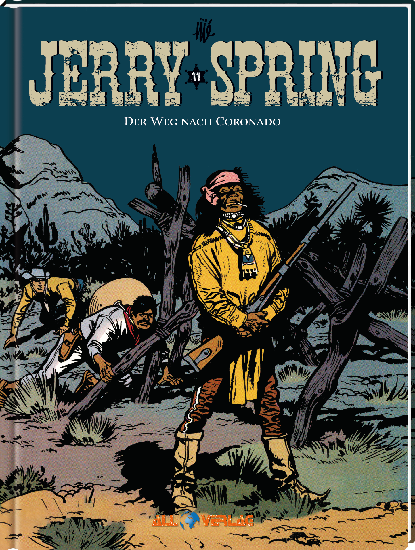 Jerry Spring Bd.11: Der Weg nach Coronado Buch, Veröffentlichung, Comics, Mann, Person