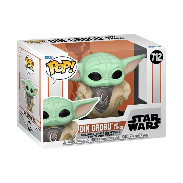 Star Wars: POP Mandalorian - Din Grogu with Armor (712) Star Wars: POP Mandalorian - Din Grogu with Armor (712)