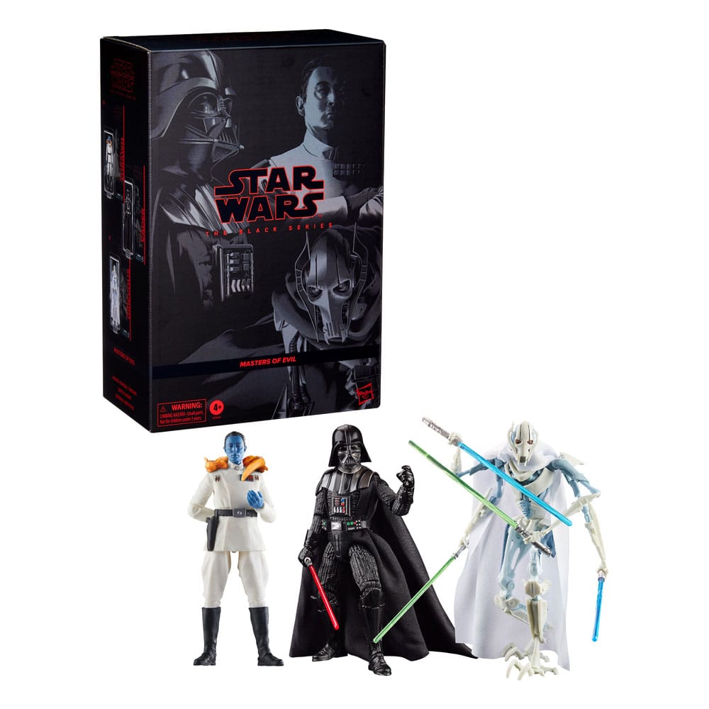 Star Wars AF: Black Series Masters of Evil 3er Set Darth Vader/Thrawn/General Grievous 15cm Erwachsener, Weiblich, Person, Frau, Braut