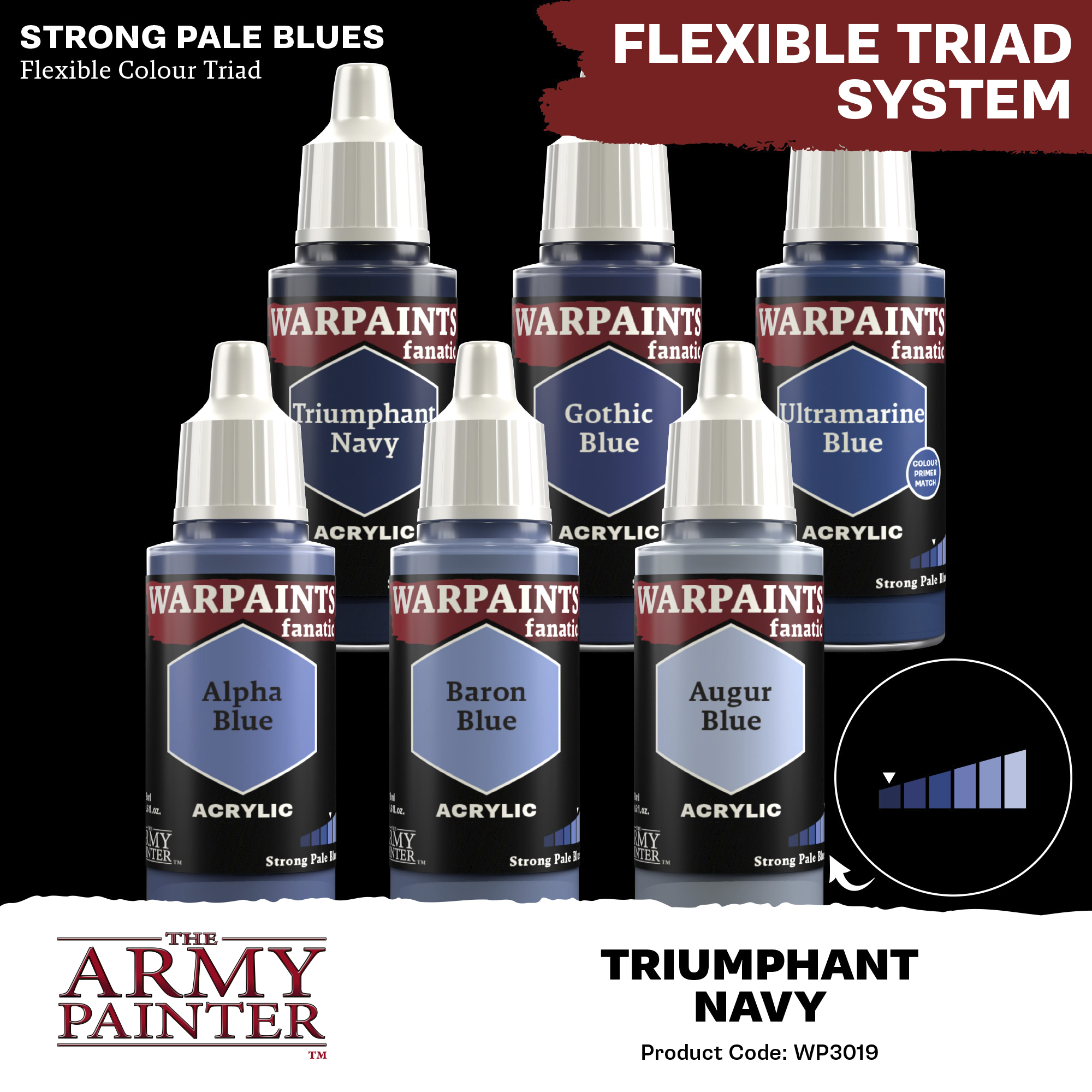 Army Painter: WP Fanatic - Triumphant Navy Army Painter: WP Fanatic - Triumphant Navy
