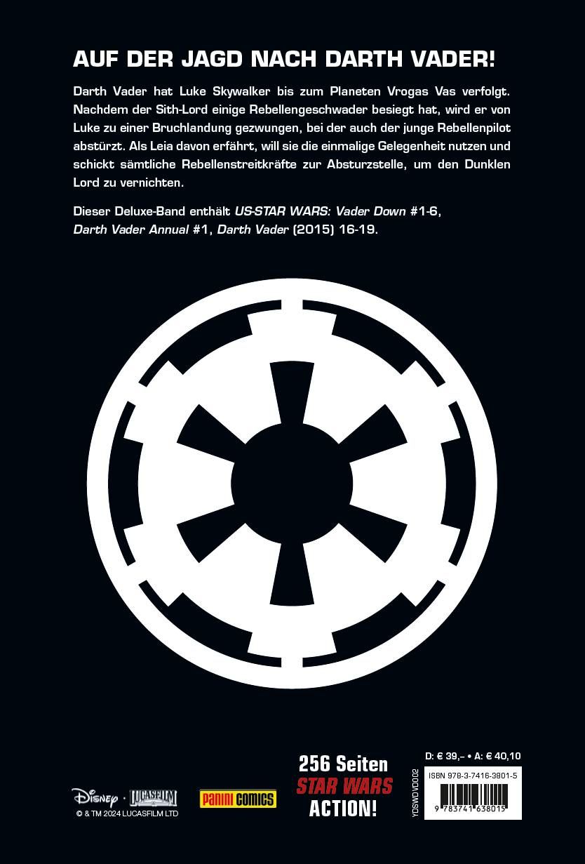 Star Wars: Darth Vader DLX Bd.2 imperial insignia, Sternenkrieger Symbol, rundes Emblem, schwarz-weißes Design, Sith-Logo