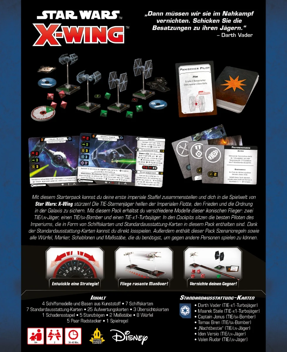 Star Wars: X-Wing 2.Ed. - Galaktisches Imperium Staffel-Starterpack
