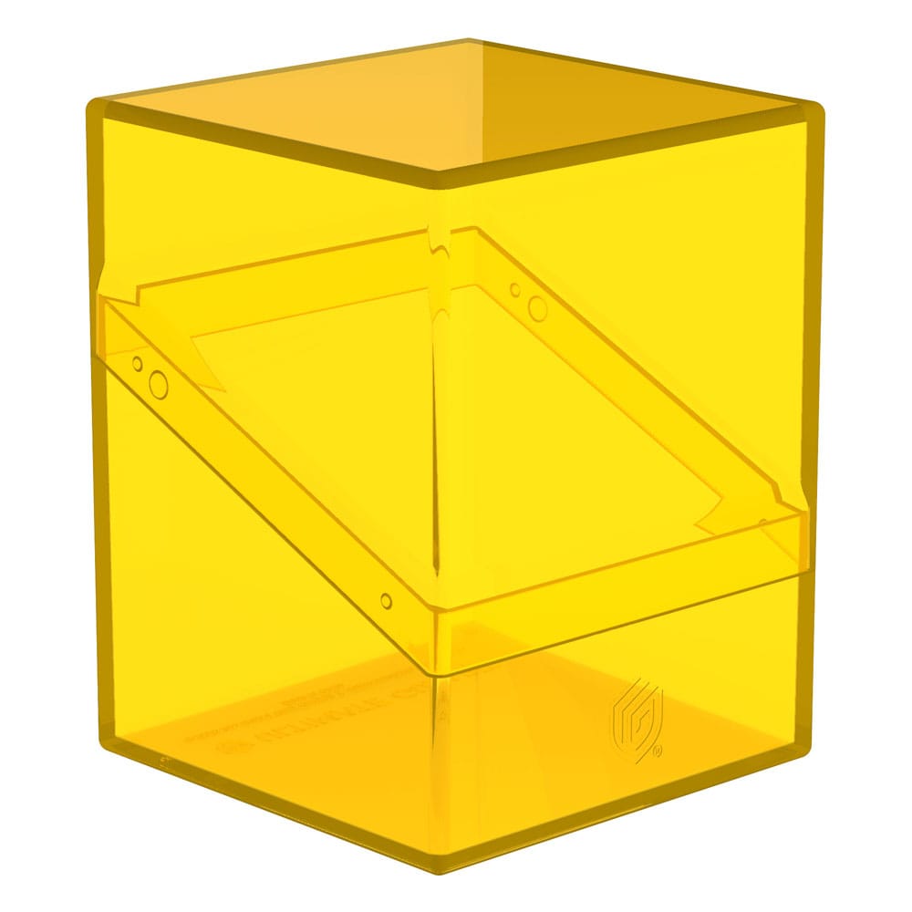 Ultimate Guard: Deckbox Boulder 100+ Clear Amber (gelb)