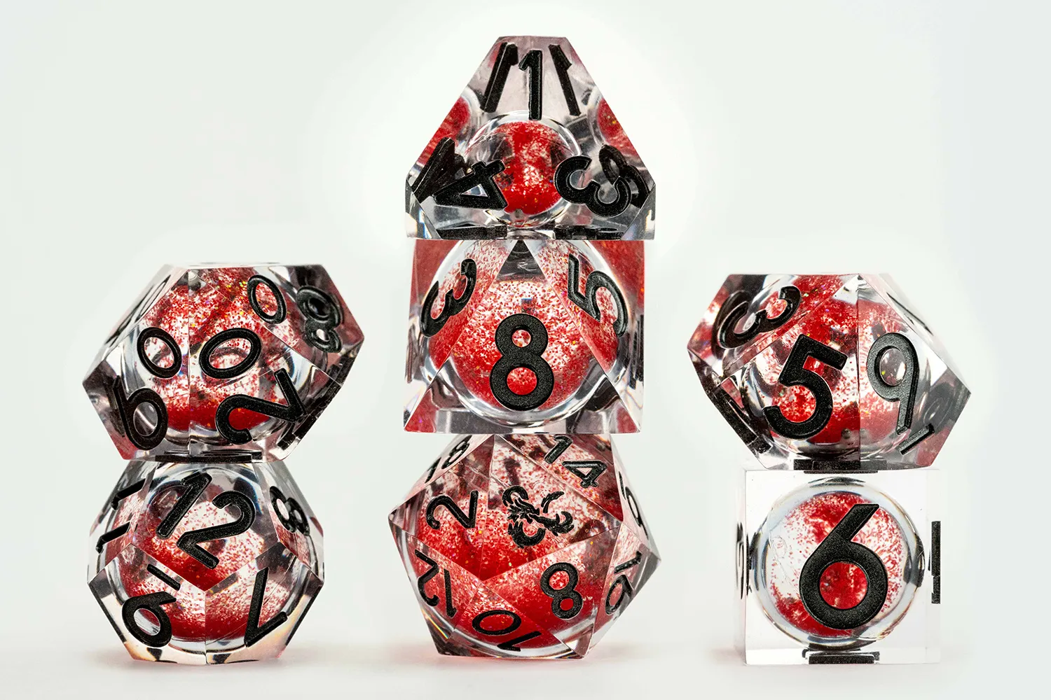D&D: Liquid Core Dragon Breath Dice Set
