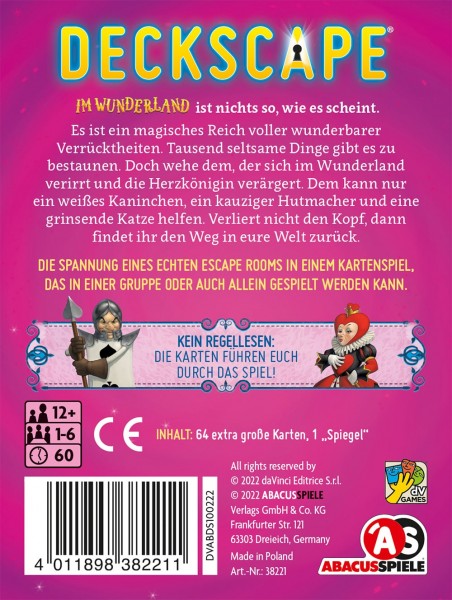 Deckscape - Im Wunderland