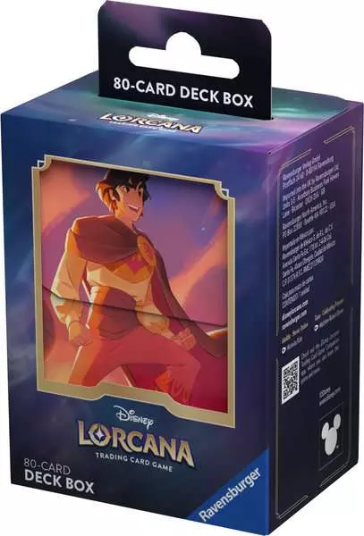 Lorcana TCG: Shimmering Skies - Deck Box "Aladdin" Lorcana TCG: Shimmering Skies - Deck Box "Aladdin"