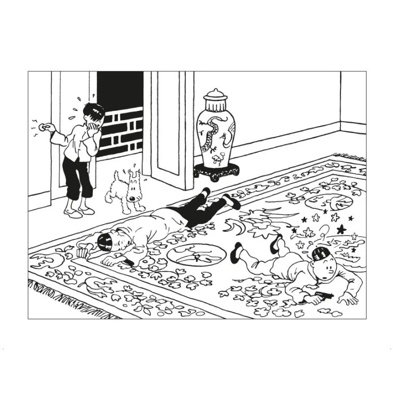 Tim & Struppi: Malbuch Lotus Bleu Tim & Struppi: Malbuch Lotus Bleu