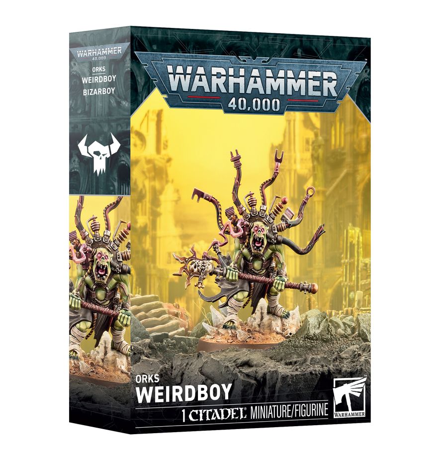 Warhammer 40K: Orks - Weirdboy Ork, WeirdBoy, Miniatur, Miniaturfigur, Warhammer