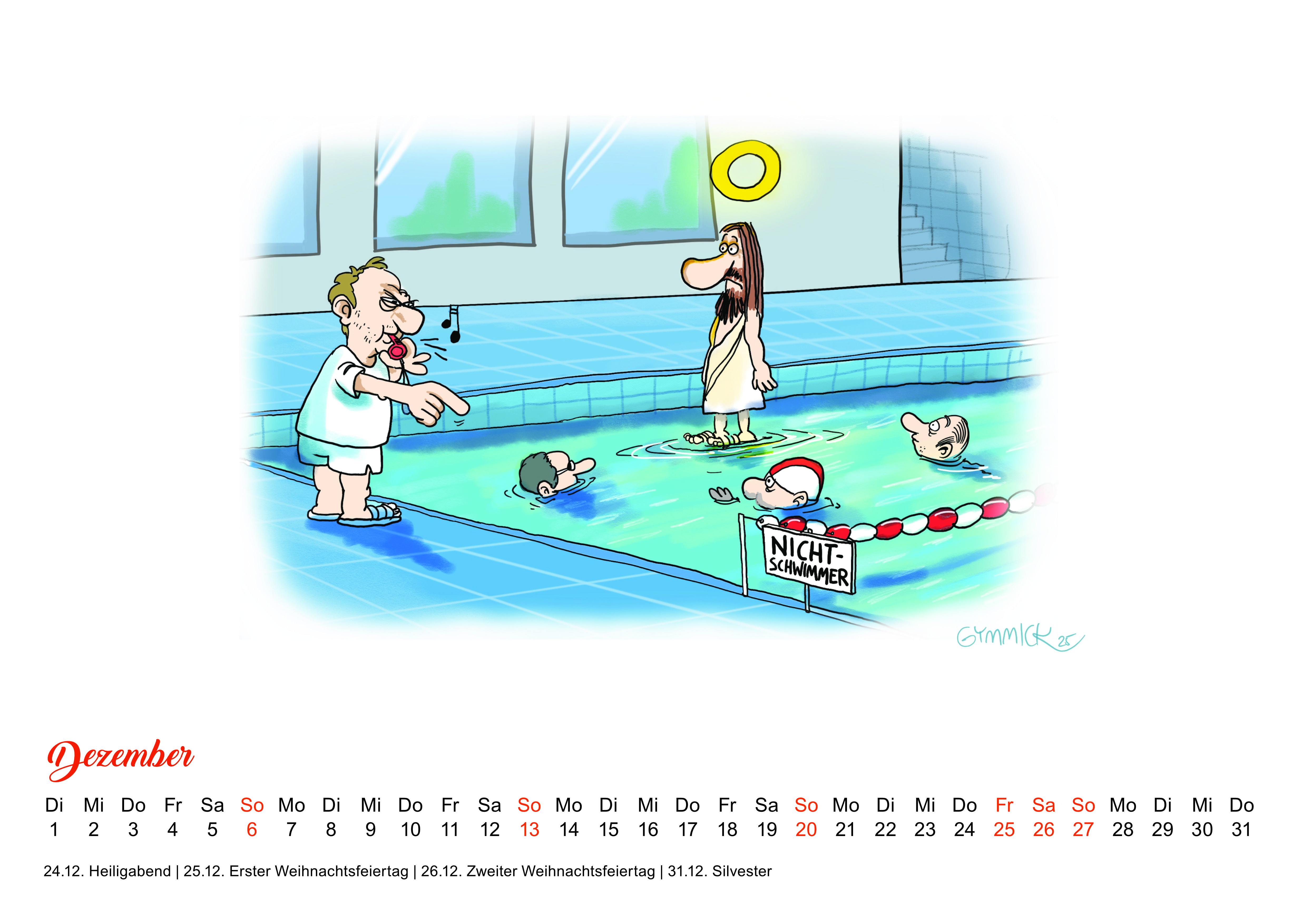 Gymmick: Kalender 2026: 13 Blatt Querformat Gymmick: Kalender 2026: 13 Blatt Querformat