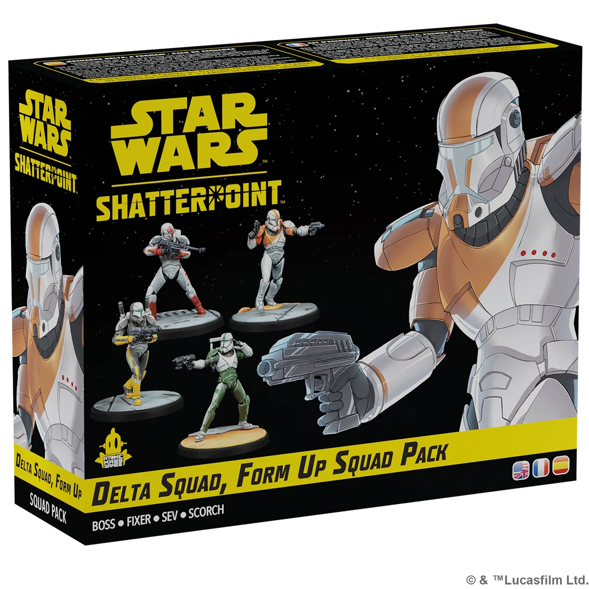 Star Wars: Shatterpoint - Delta Squad, Form Up Squad Pack