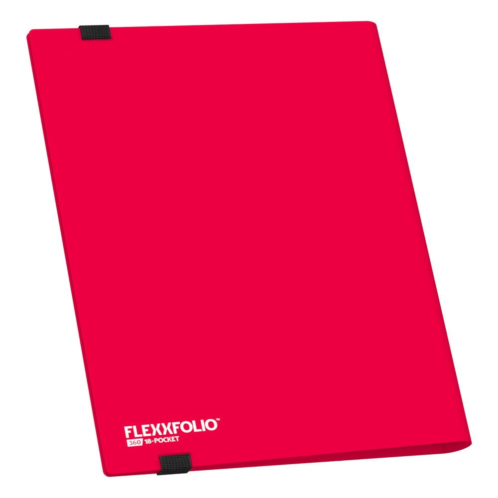 Ultimate Guard: Kartenmappe Flexfolio 9-Pkt rot Notebook, Pocket, Rot, Flexiportfolio, Gummiband