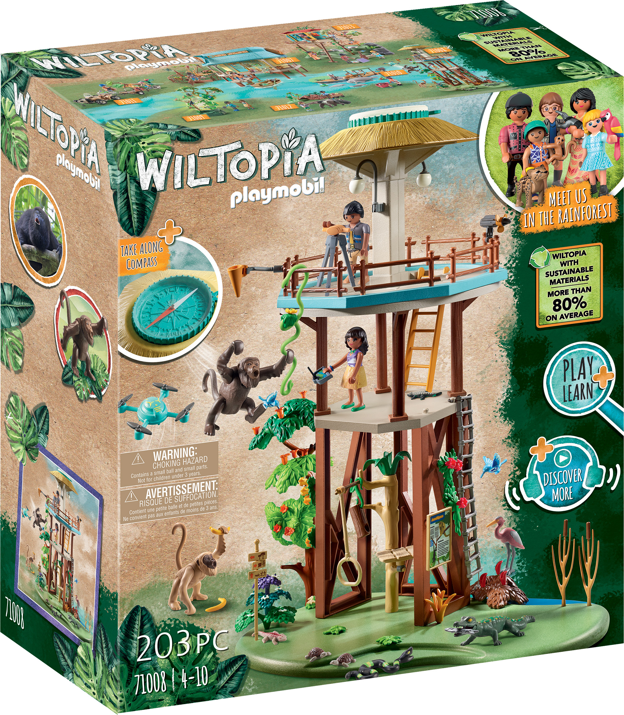 Playmobil: Wiltopia - Forschungsturm mit Kompass