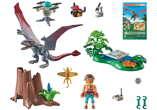 Playmobil: Dinos - Beobachtungsstation für Dimorphodon