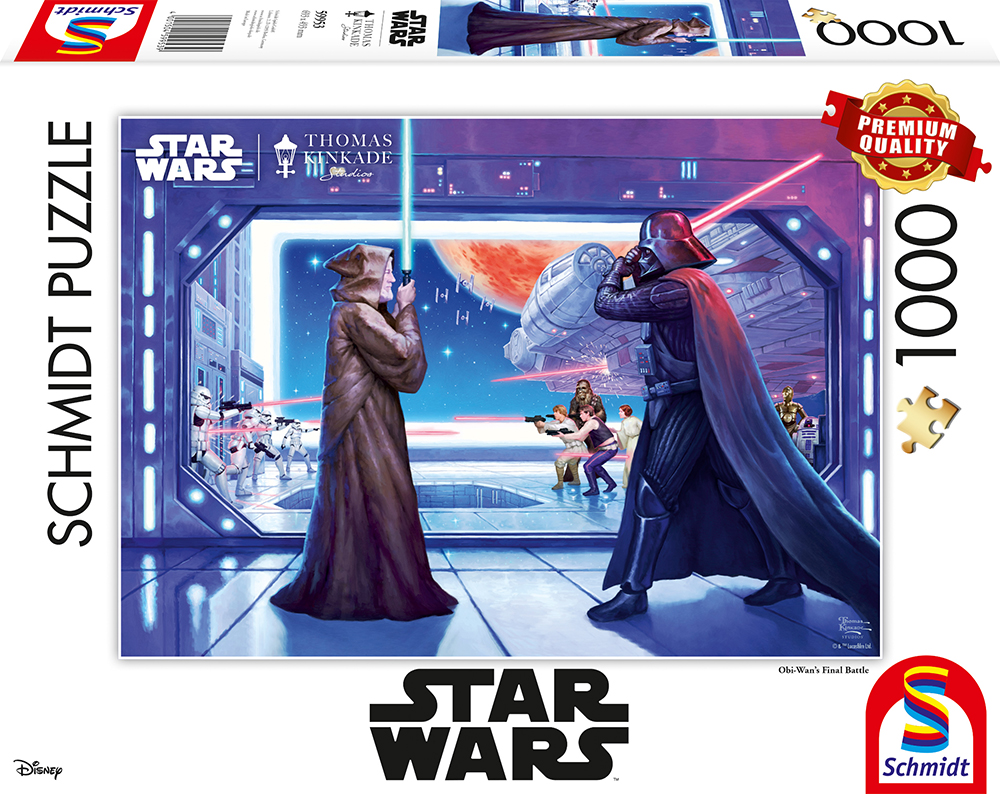 Puzzle: Star Wars - Obi-Wan's Final Battle Kinkade (1000) Puzzle: Star Wars - Obi-Wan's Final Battle Kinkade (1000)