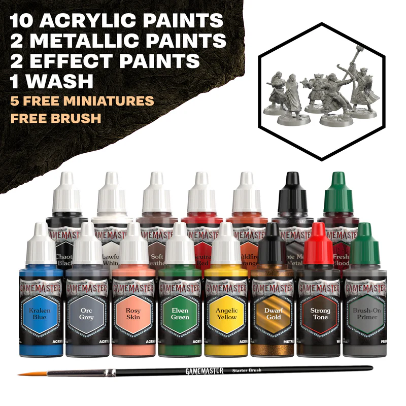 Army Painter: Gamemaster - Adventure Starter Role-Playing Paint Set