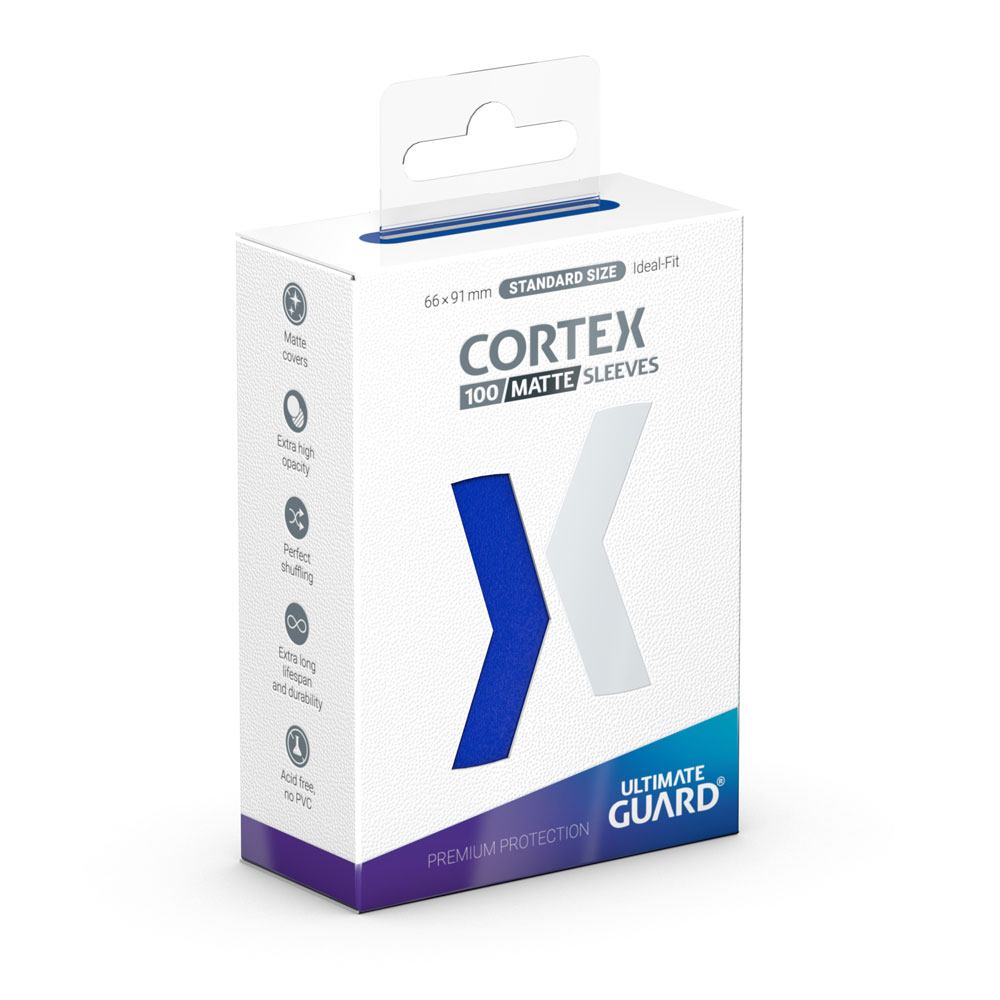 Ultimate Guard: Kartenhüllen Cortex Matte Blau Standard (100) Ultimate Guard: Kartenhüllen Cortex Matte Blau Standard (100)