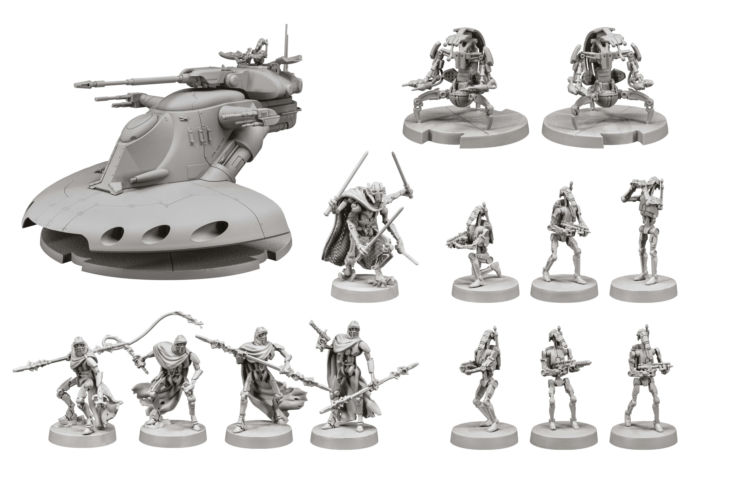 Star Wars: Legion - Separatisten-Eroberer Kampftrupp-Starterset Star Wars: Legion - Separatisten-Eroberer Kampftrupp-Starterset