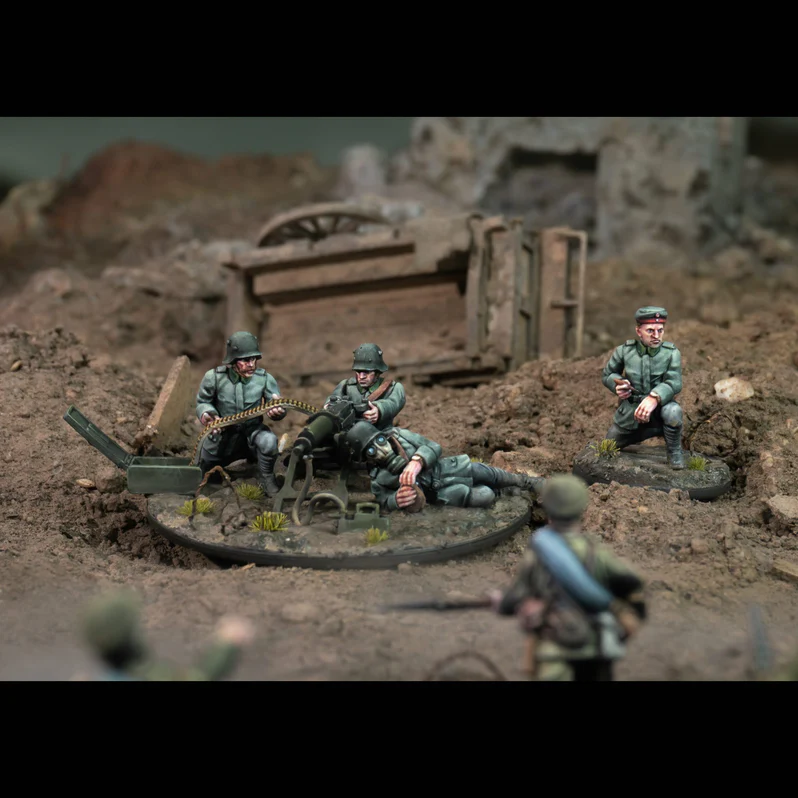 Wargames Atlantic: Great War - German MG-08 Crews (1914-18) Wargames Atlantic: Great War - German MG-08 Crews (1914-18)