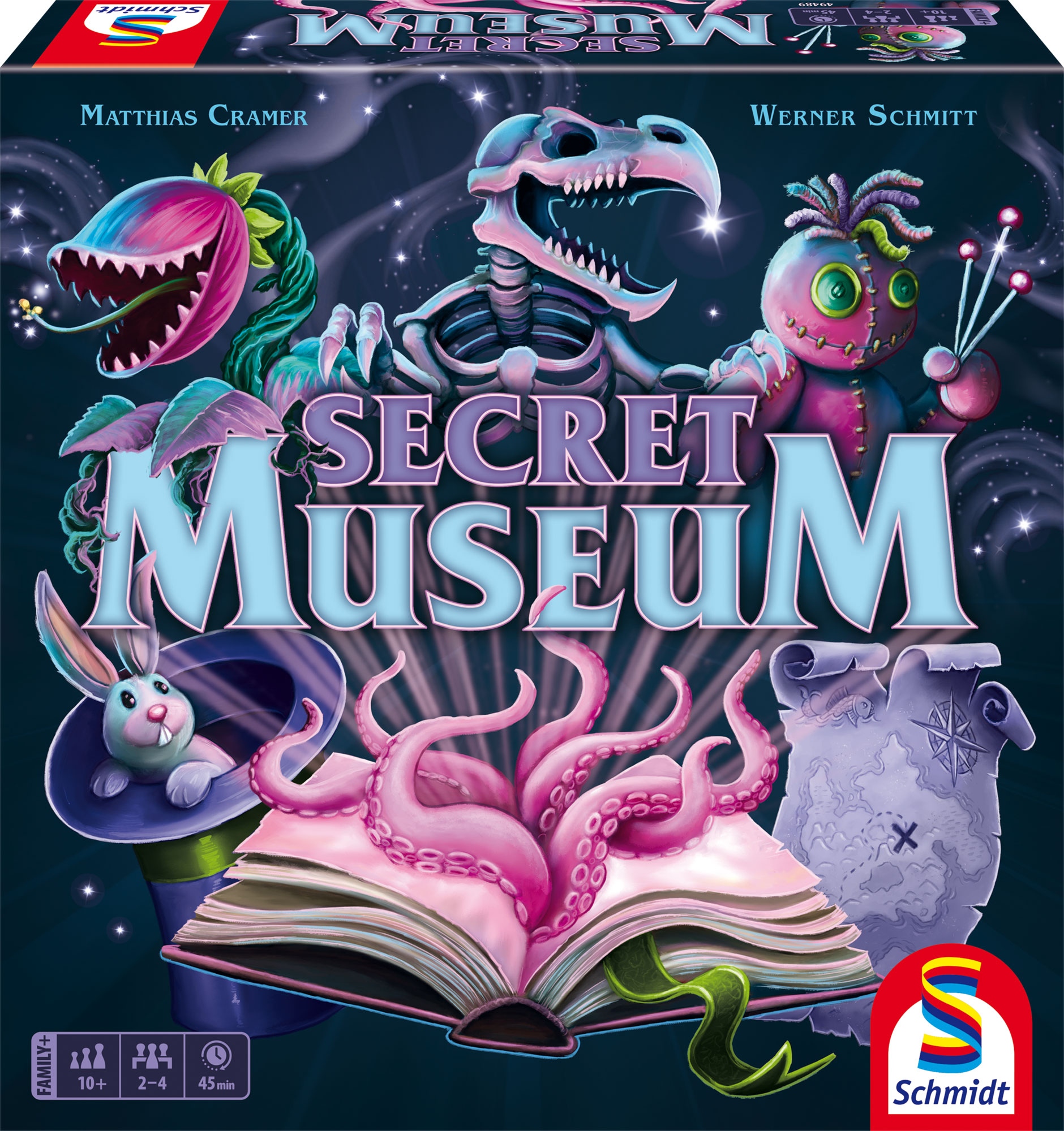 Kinderbuch, Museum, Dinosaurier, Oktopus, Buchumschlag