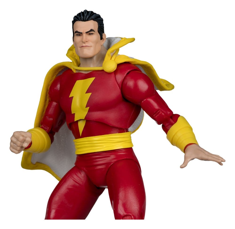 DC Multiverse AF: Shazam (Power of Shazem) 19cm Superheld, Figur, Kostüm, Gelb, Rot