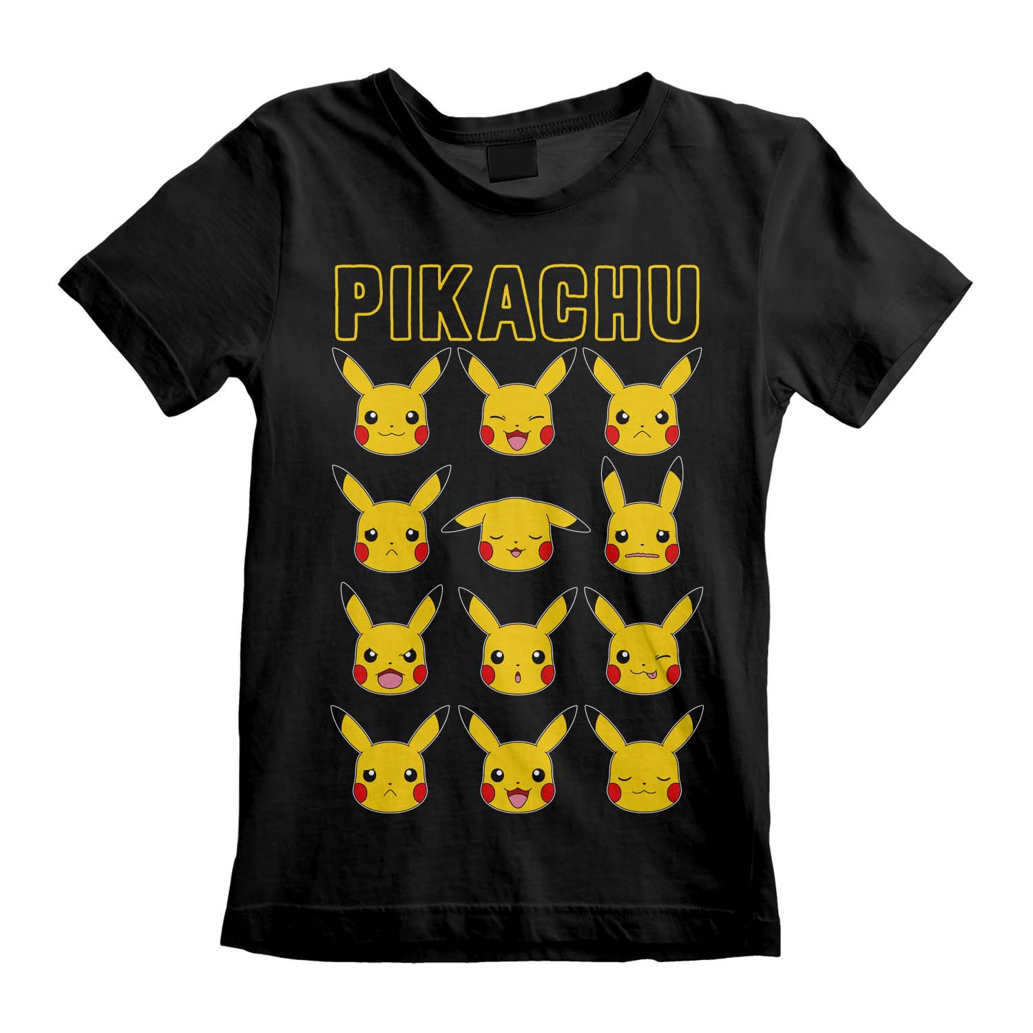 Pokémon: T-Shirt Pikachu Faces 7-8 Jahre