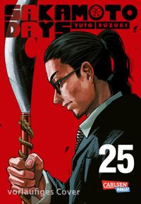 Sakamoto Days Bd.25 Manga, Cover, Silhouette, Weapon, Red background