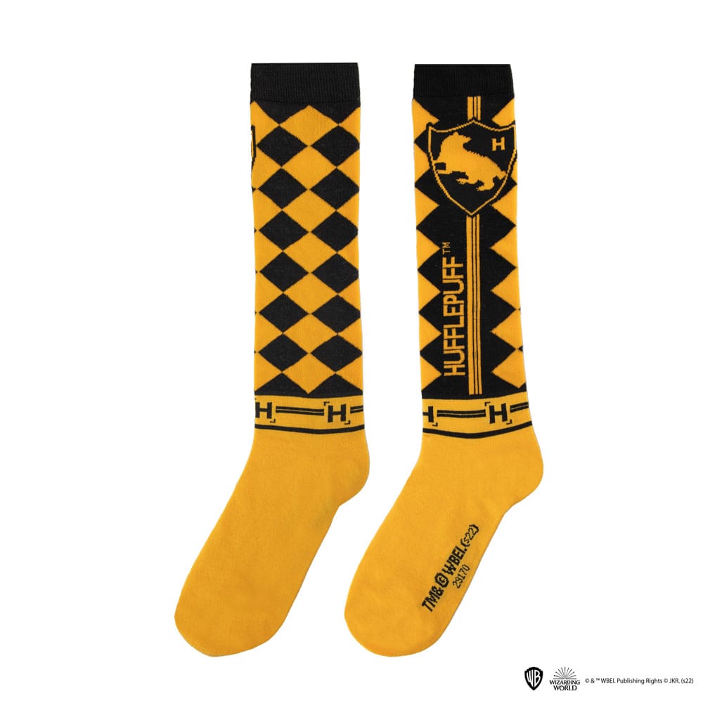 Harry Potter: Kniestrümpfe Hufflepuff 3er Pack (Gr.35-45) Harry Potter: Kniestrümpfe Hufflepuff 3er Pack (Gr.35-45)