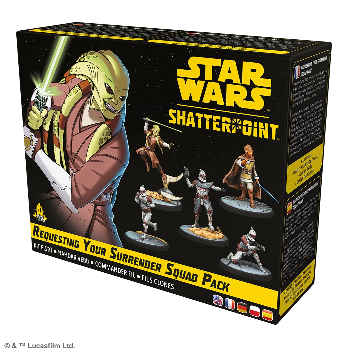 Star Wars: Shatterpoint - Requesting Your Surrender Squad-Pack ("Ich muss euch die Kapitulation nahelegen.") Star Wars: Shatterpoint - Requesting Your Surrender Squad-Pack ("Ich muss euch die Kapitulation nahelegen.")
