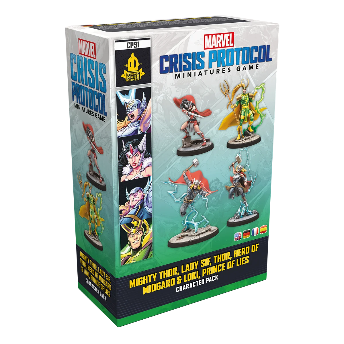 Marvel Crisis Protocol: Mighty Thor, Lady Sif, Thor, Hero of Midgard & Loki, Prince of Lies