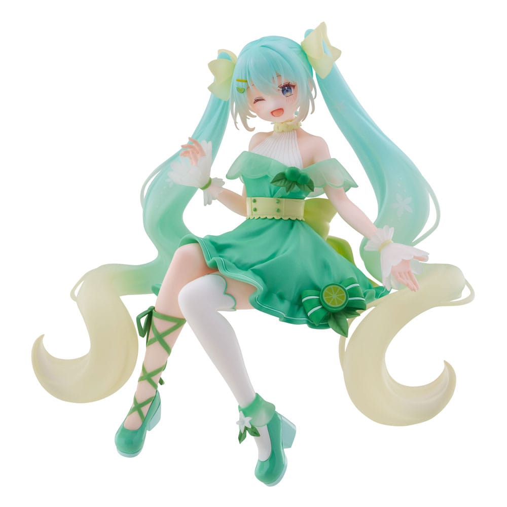 Figur, Hatsune Miku, Grünes Kleid, Lange Zopfsträhnen, Cosplay-Accessoire