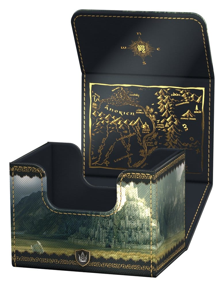 Ultimate Guard: Deckbox Sidewinder 100+ Lord of the Rings - Gondor briefcase, wallet, leder, karteikarte, ornamentiertes design