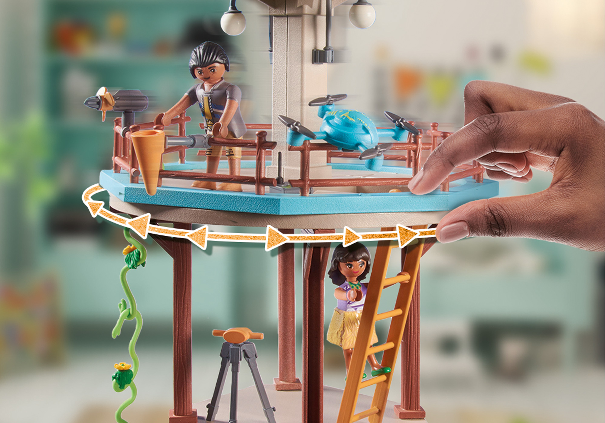 Playmobil: Wiltopia - Forschungsturm mit Kompass