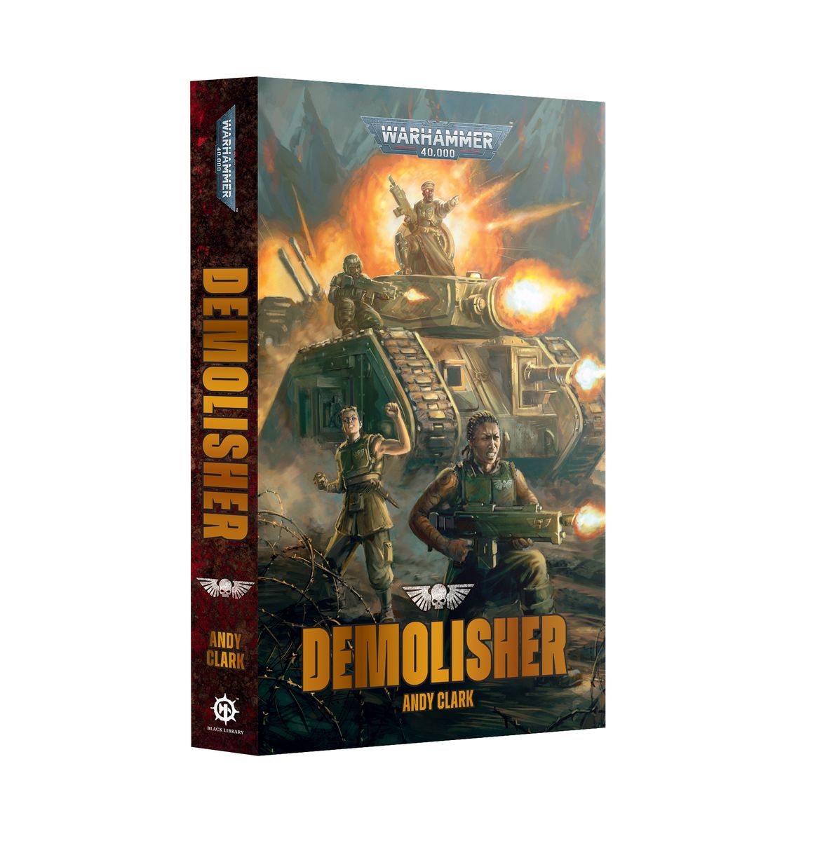 Warhammer 40K Novel: Demolisher Demolisher, Warhammer 40k, Tank, Soldiers, Cover art