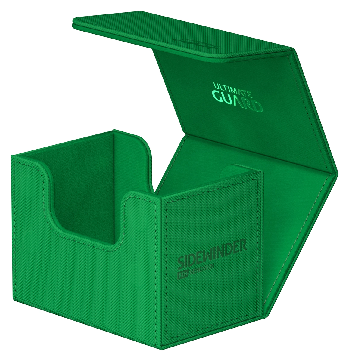 Ultimate Guard: Deckbox SideWinder 80+ XenoSkin monocolor grün