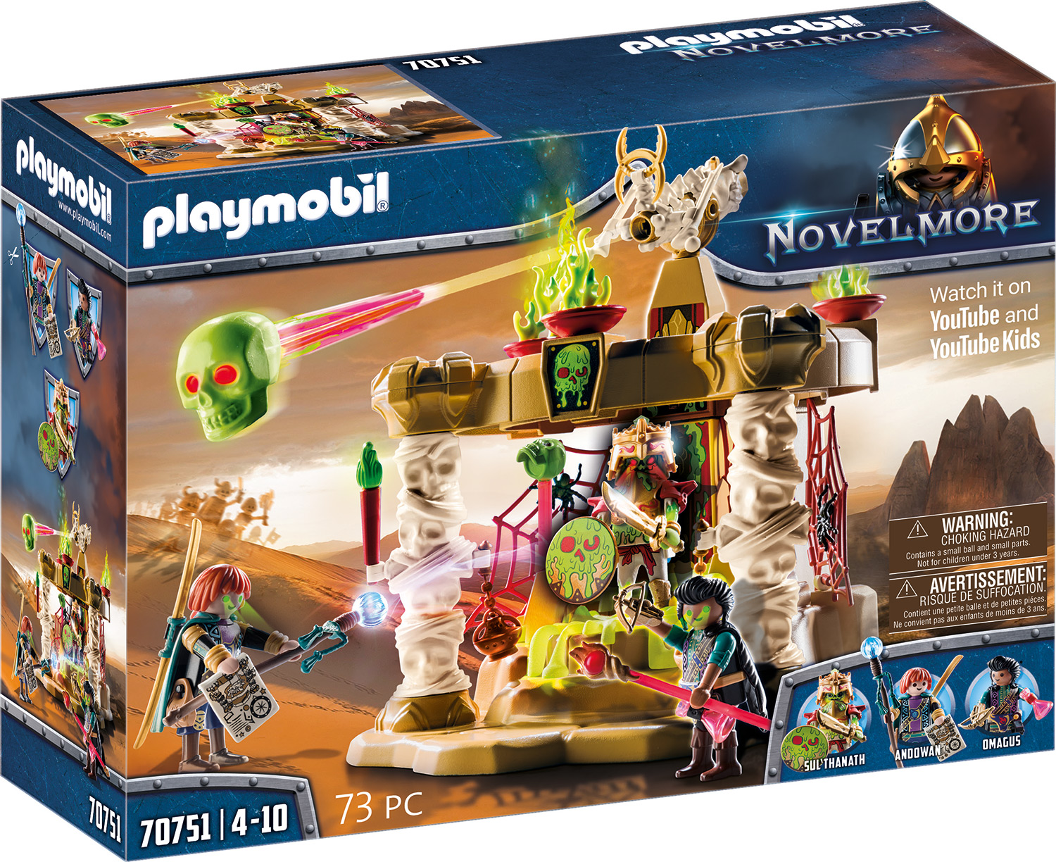 Playmobil: Novelmore - Sal'ahari Sands Tempel der Skelettarmee
