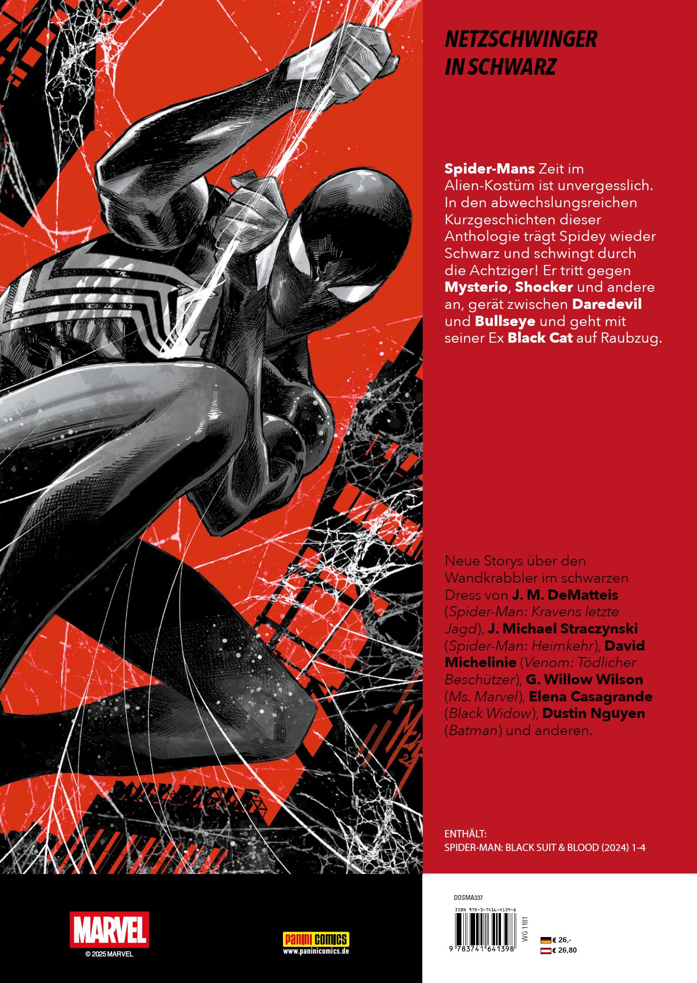 Spider-Man: Schwarz, Symbiont und Blut HC