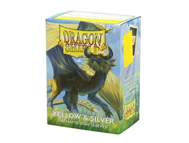 Dragon Shield - Matte Dual Yellow & Silver
