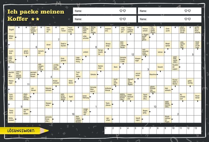 Kreuzwort Challenge - rätselt gegeneinander!