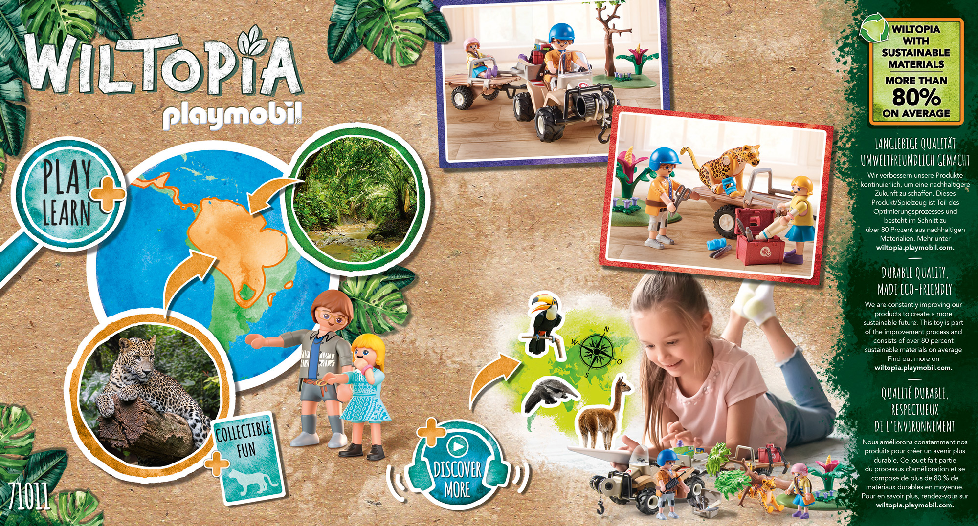 Playmobil: Wiltopia - Tierrettungs-Quad Playmobil: Wiltopia - Tierrettungs-Quad